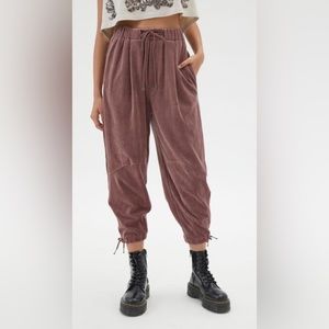 Urban Outfitters velvet joggers